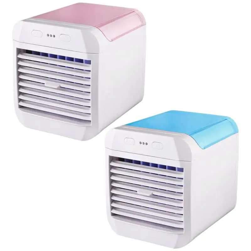 

Mini Air Conditioner USB Powered Mini Air Conditioner Portable Efficient Cooling Fan Easy Button Control Summer Cooling Supplies