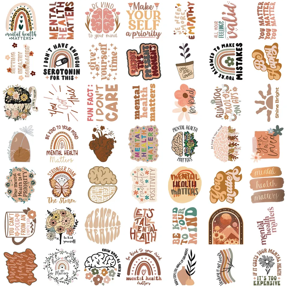 100 PCS - Adesivi Valigia, Retro Vintage Stickers per Valigia, Chitarra