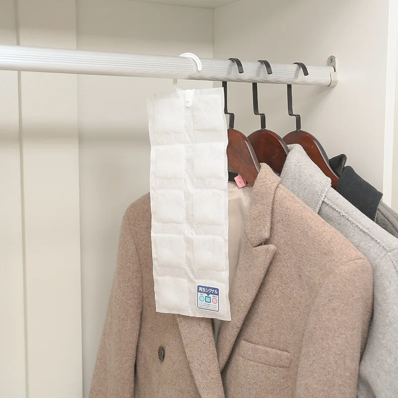 Silica gel desiccant moisture absorber hang desiccant gel silica tape reuse for kitchen wardrobe shoe closet