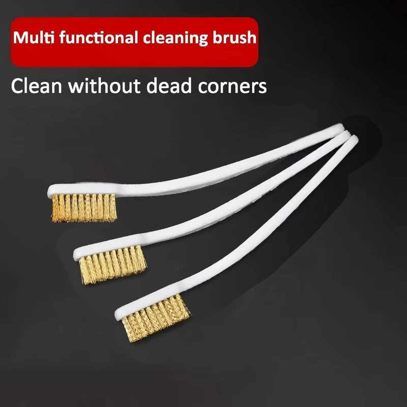 1/3/5pcs Mini Brass Wire Brush Set for Paint & Rust