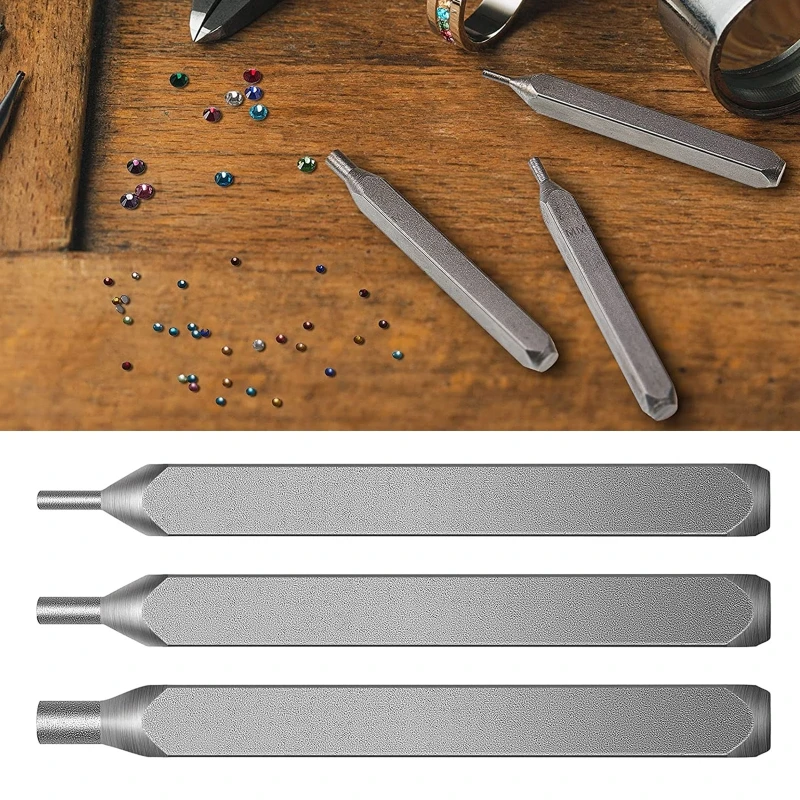 Flat Back Crystals Setter Rectangle Stamping Bar 3 Size Jewelry Stamping Tool Dropship