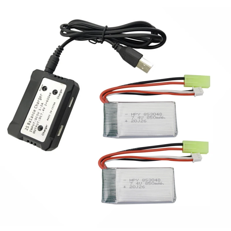 RC-akkulaturi LiPo 1S-6S 15W USB-C LCD-näytöllä