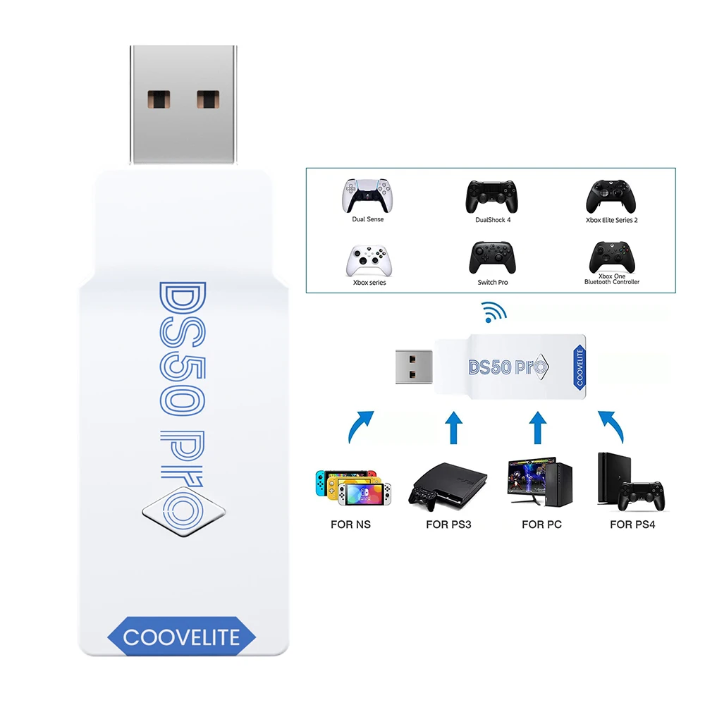 Adaptateur Usb Bluetooth Dongle pour Ps4