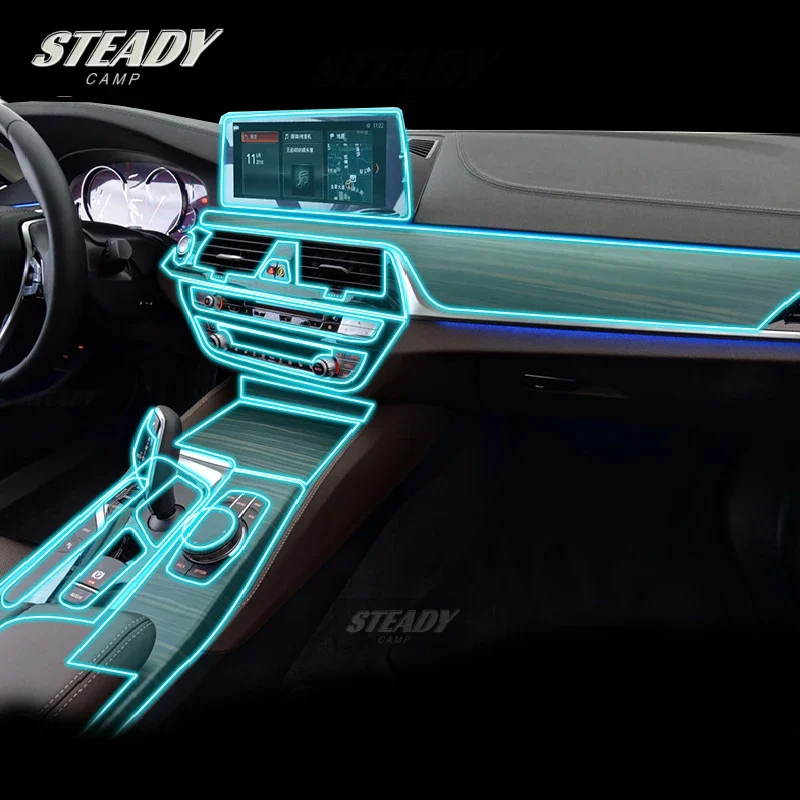 

Для BMW M5 F90 2020 2021 2022 Автомобильный интерьер центральная консоль прозрачная Φ ремонт от царапин аксессуары Refit