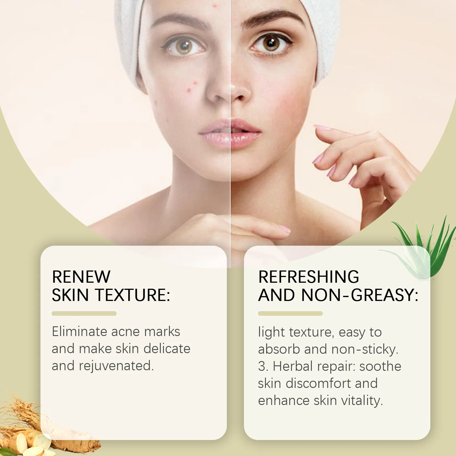 7% Glycolic Acid Toner Cleansing Skin Acne Moisturizing Hydrating Refreshing Eliminating Acne Marks Delicate Skin Rejuvenation 3