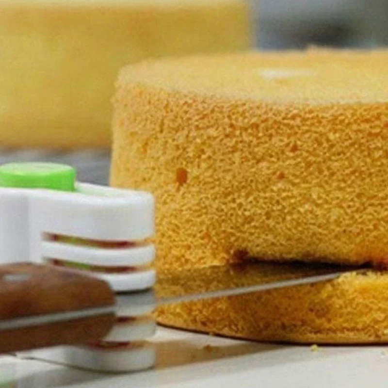 JJYY Cake Slicer 5 Layer Cake Bread Straightener Slicer Set DIY Holder Cutting Tool Kitchen Accessories