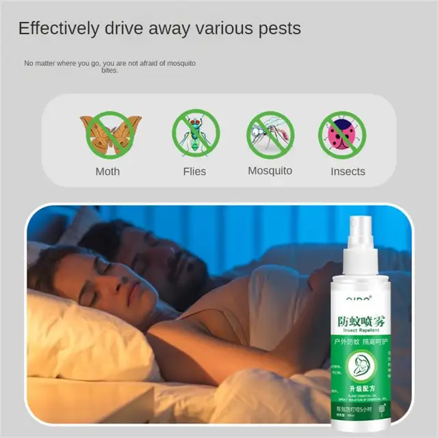 100 Ml Szúnyogtaszító Spray-Spray-Os Kültéri Széria-Visszataszító Folyékony Víz Anti Szériaellenes Wc-Víz - Image 5
