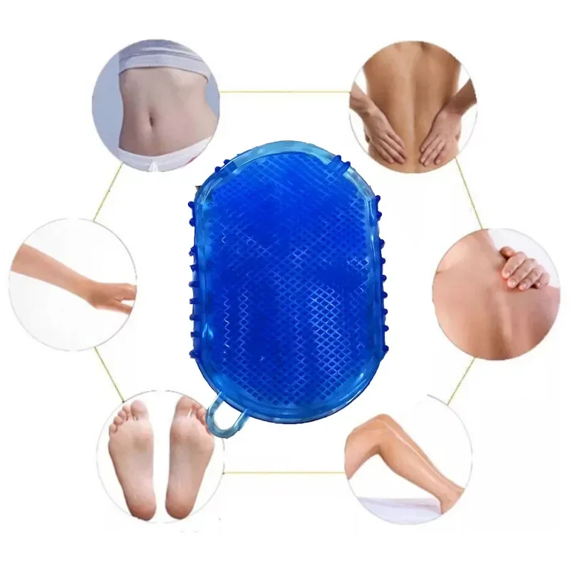 Soft Silicone Massage Scrub Gloves for Peeling Body Bath Brush Exfoliating Gloves Footbrush for the Bath Body Brush