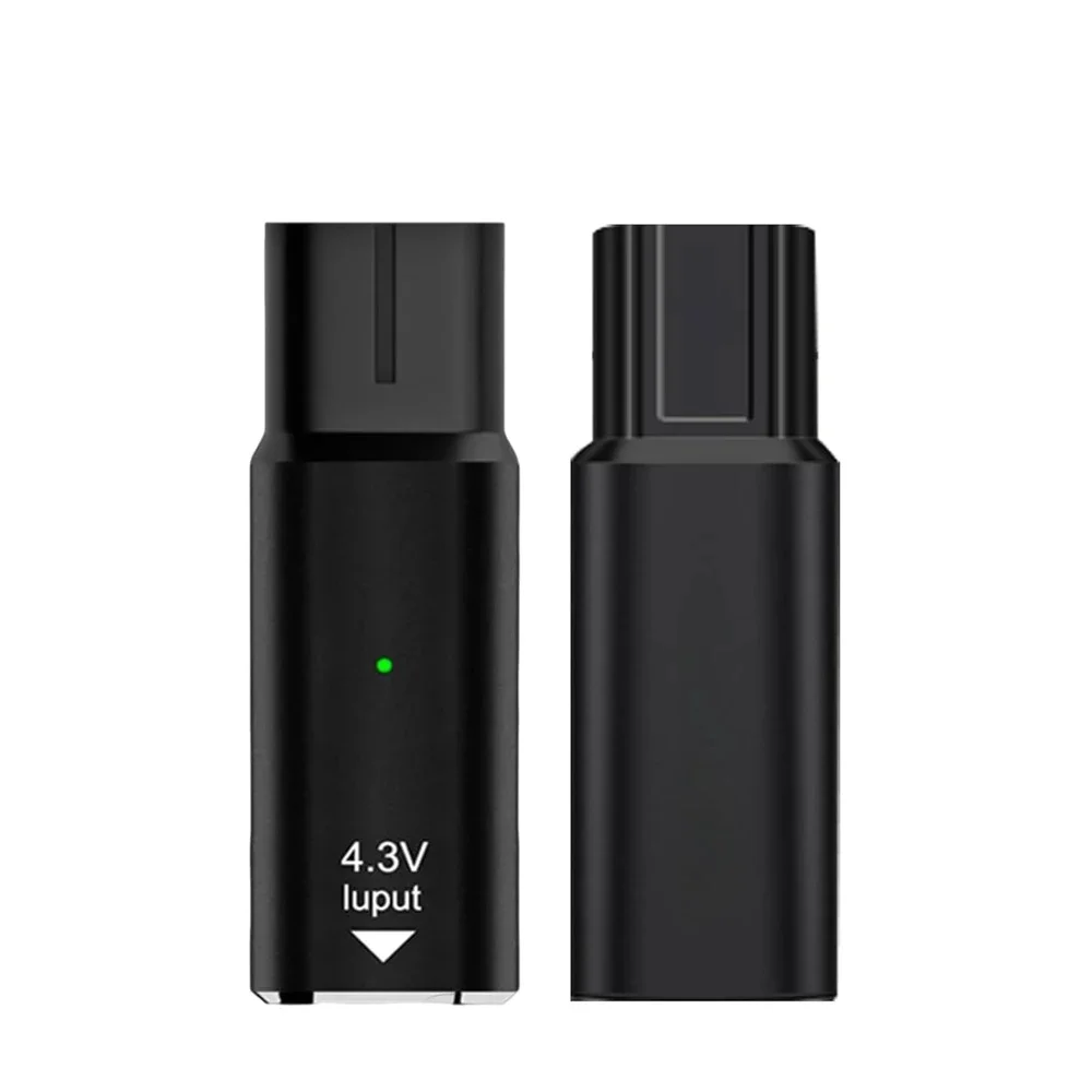 4.3V USB C 면도기 어댑터 타입-C 충전 변환기 노렐코 원블레이드 QP2520 QP2515 QP2620 충전 표시등 포함