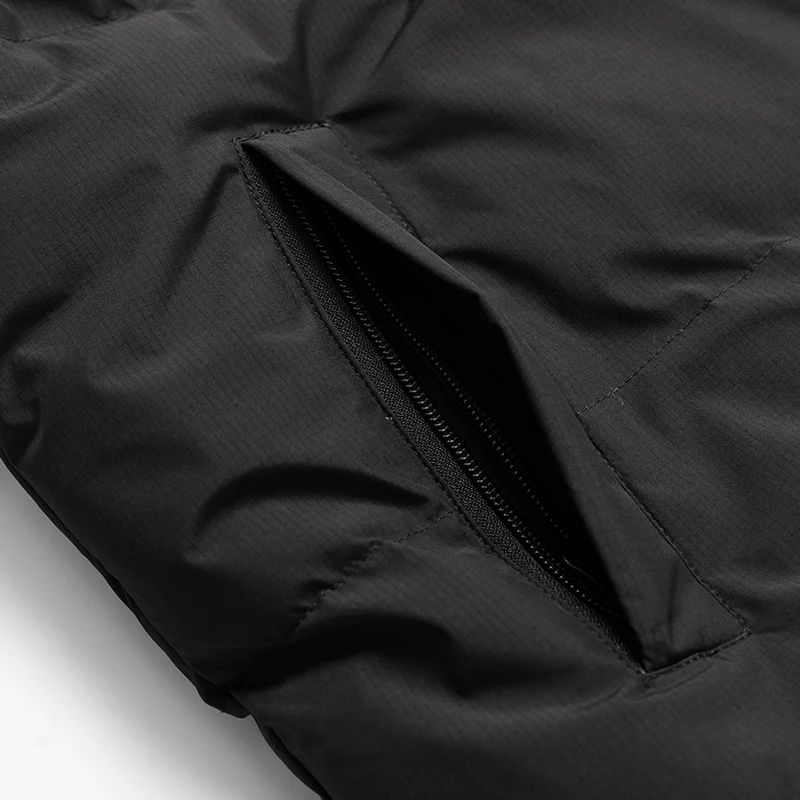 Winterjacken für Herren Wendbare Fleece-Gefütterte Baumwolljacke Übergröße 6XL 7XL 8XL Oversize Herbst Windbreaker Schwarz Plüsch Verdickt Locker – Detail 15