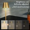 Cordless Rechargeable Led Table Lamp Desk Bedroom Night Light USB 3 Levels Dimmable Bar Club Hotel Room Decor Ambient Lighting 3