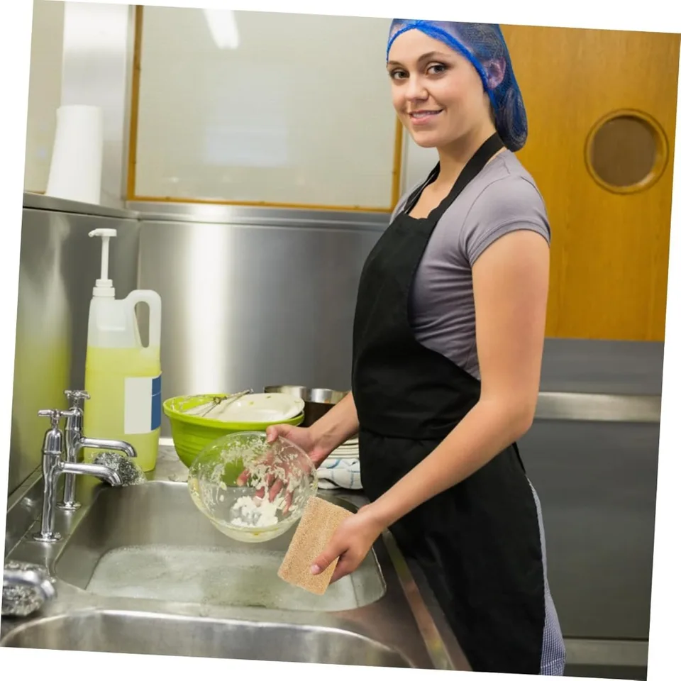 Natural Loofah Cleaning Sponges for Kitchen Use