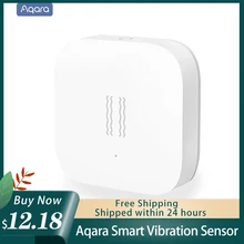 

Xiaomi Aqara smart Vibration Sensor Zigbee Shock Sensor Vibration Detection Alarm Monitor Built In Gyro For xiaomi mijia Mi Home