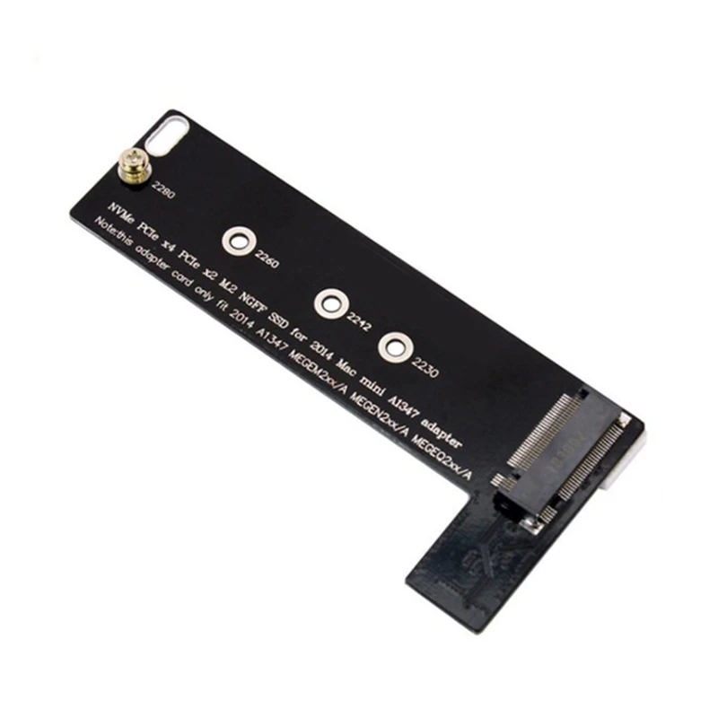 Card Support for Express NVMe for M.2 SSD Hard to Mac Mini 2014 Late A1347 MEGEN2 MEGEM2 MEGEQ2 Adap