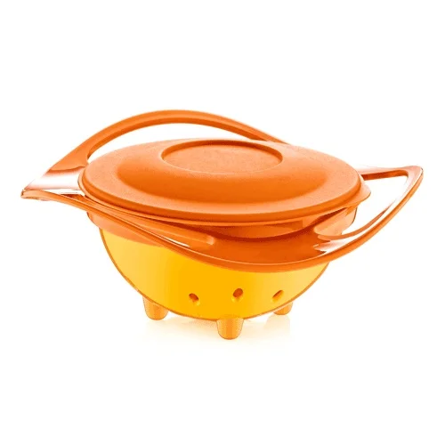Orange Color Spillable Plate