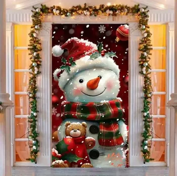 Santa Claus Christmas Door Banner 1
