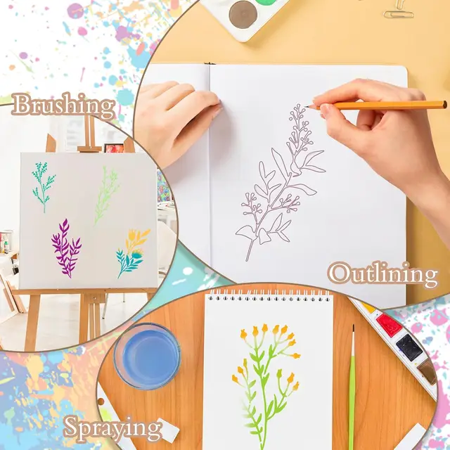 Wildflower Stencils 4