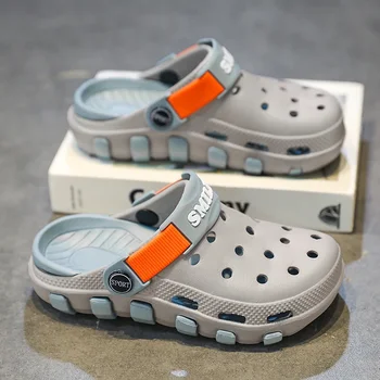 Pantofole per bambini Zoccoli per ragazzo Scarpe da spiaggia estive Sneaker Casual Comodi sandali sportivi per interni ed esterni per ragazzo da 4 a 10 anni 1