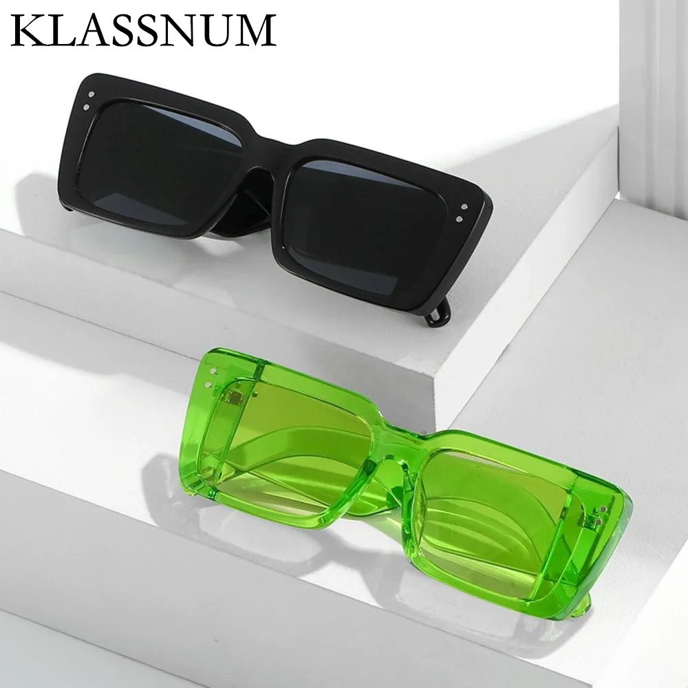 

Fashion Square Sunglasses Wide Legs Shades Sunglasses Women Men Vintage Brand Designer Gradient Sun Glasses UV400 Female Eyewear