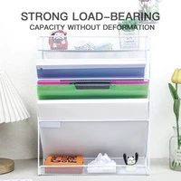 Wall-mounted file organizer Office mesh wall file holder Magazine paper holder with category name tag 2