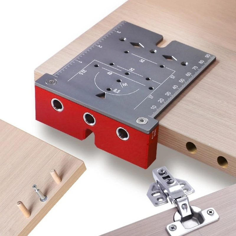 Woodworking Dowelling Jig Drill Bits Drilling Locator Straight Hole Locator Handheld Jigs Drilling Dowelling Accessories