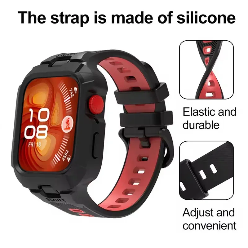 Versatile 2-in-1 Watch Case with Strap and Bumper Frame Protector