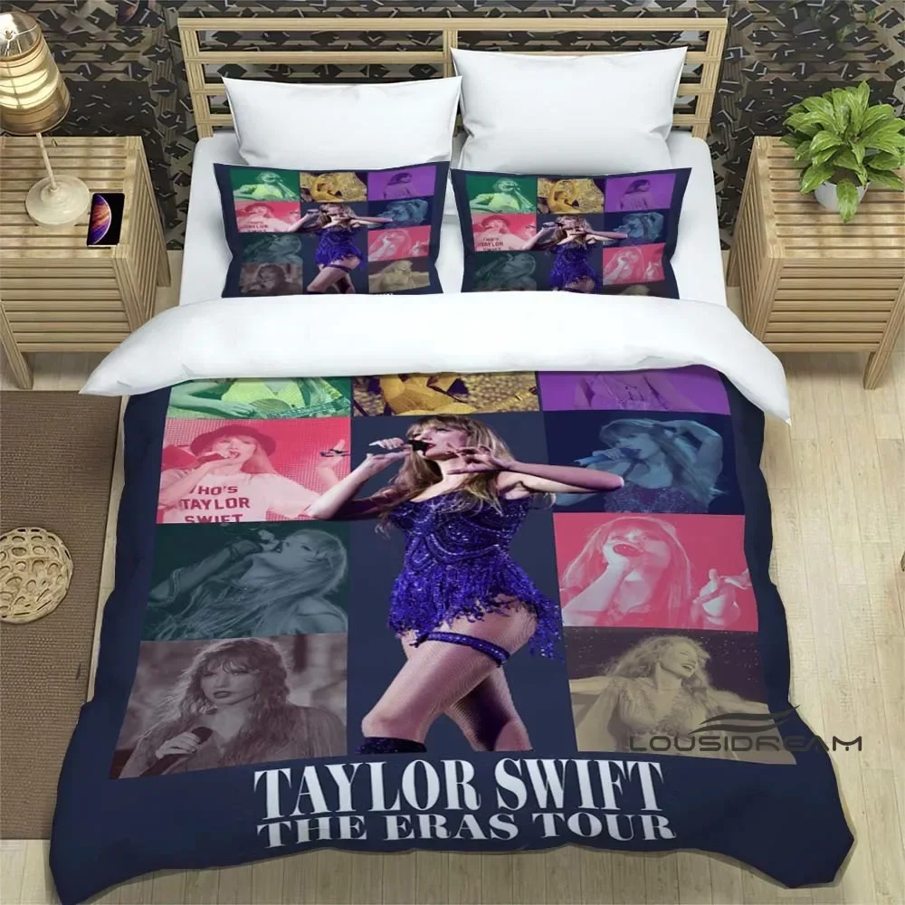 

Fashion Singer Taylor-Swift Bedding Set 3D Printing Home Decoration Boy Girl King Size Bedding Set Quilt Cover Pillowcas