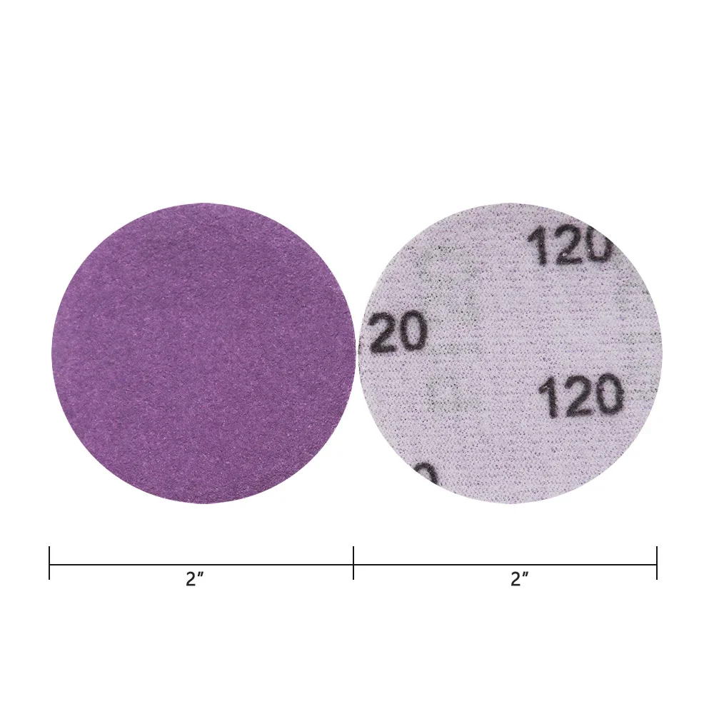 Sandpaper Set Mini Sandpaper Kit 2 Inch Purple Sanding Paper 60-10000 Grit For Car Wood Furniture Metal