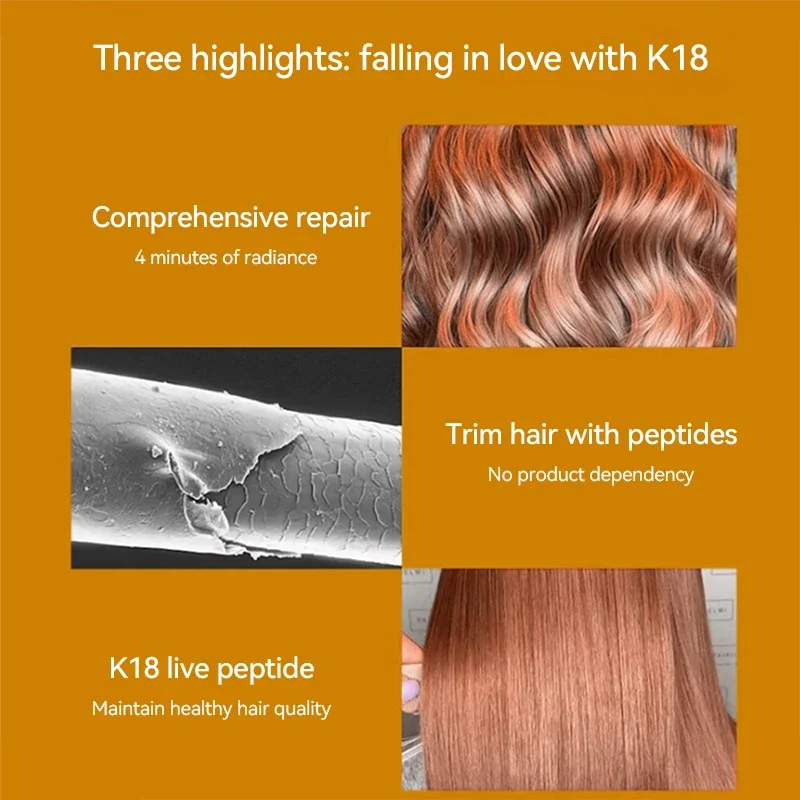 Original 50ml K18 Leave-In Molecular Repair Hair Mask Damage Restore Soft hair Deep Repair Keratin & Scalp Treatment Hair Care