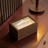 Chinese Wooden Desktop Tissue Box Living Room Light Luxury Simple Coffee Table Bedroom Office Walnut Color Tissue Box 1