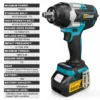 Gisam 1800N.M Torque Brushless Electric Impact Wrench 1/2 inch  Cordless Wrench Screwdriver Power Tools For Makita 18V Battery 4
