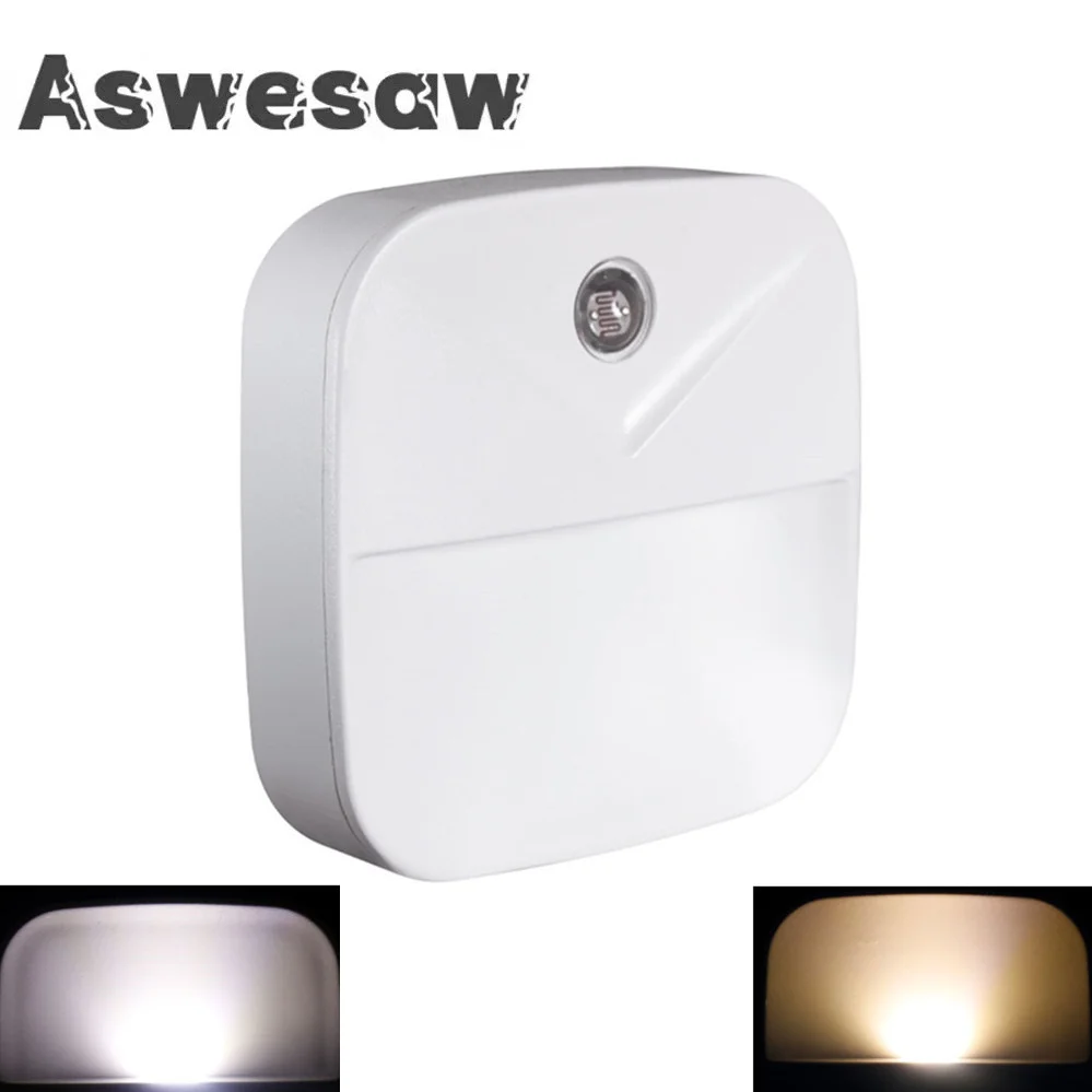 LED Night Light Wireless Light control Sensor EU Plug Dusk-to-Dawn Night Lights For Baby Kids Bedside Bedroom Corridor Lamp