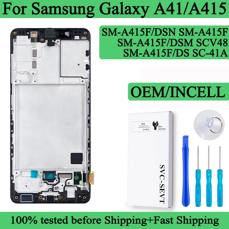 SM-A415F SCV48 SC-41A Premium Lcd For Samsung Galaxy A41
