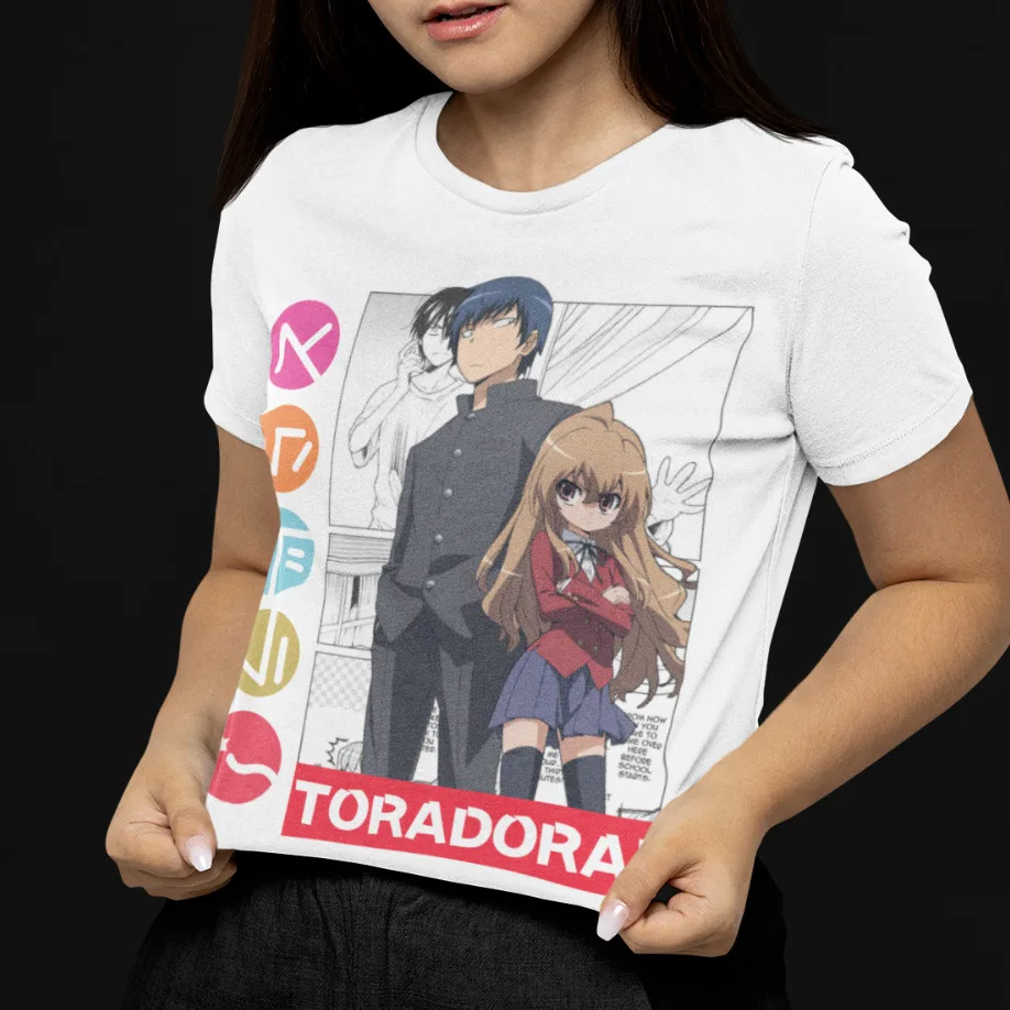 Фото Футболка Toradora, Taiga и Ryuuji, футболка Taiga Aisaka, футболка Ryuuji takasu №1