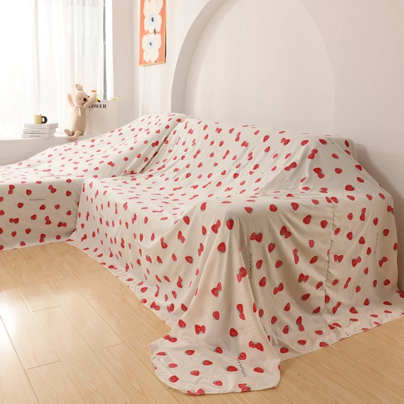 Printed Bed Sheet Multipurpose Furniture Dust-Proof Cover Durable Fabric Antifouling Anti-scratch Home Decor Sofa Bedspread 3