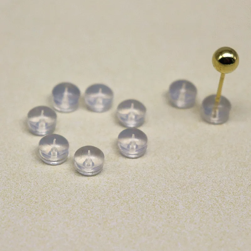 Vivixin 1080pcs Earring Backs Kit – Clear Rubber & Plastic Stopper Backs, 10 Styles - View #6