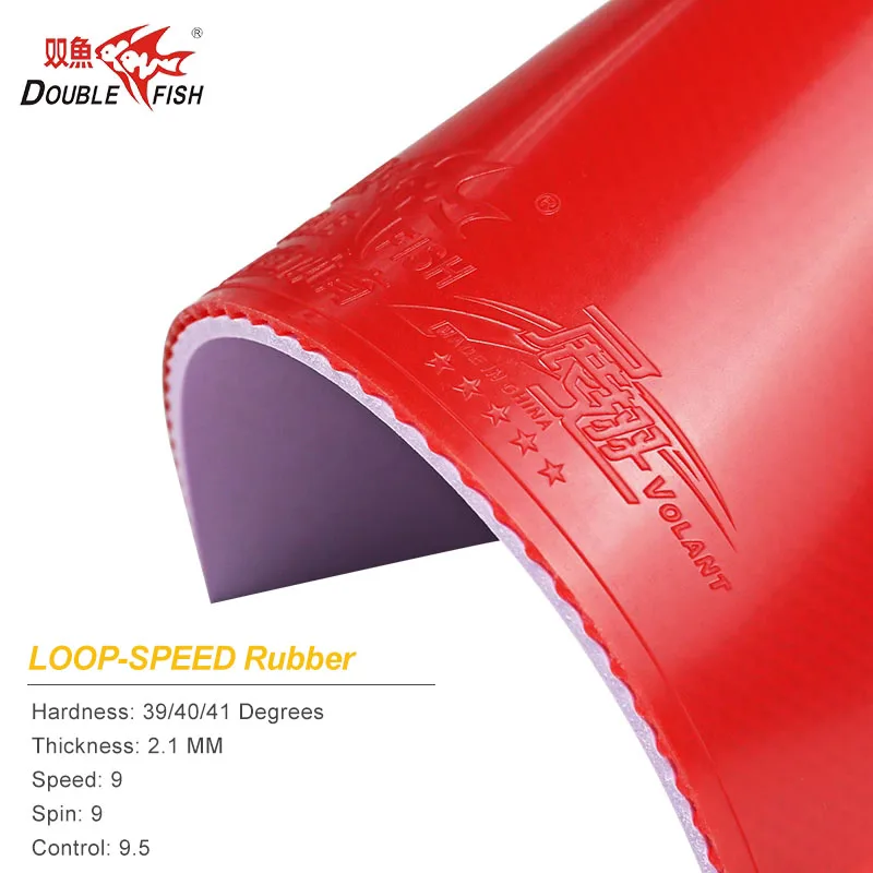 Volant-Pheonix Table Tennis Rubber for Dynamic Loop and Fast Attack