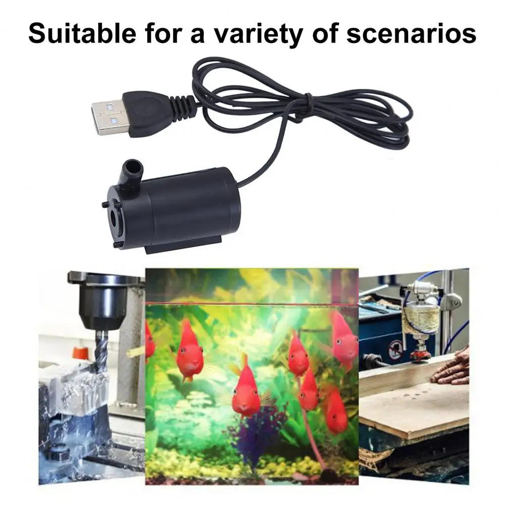 Universal Mini Submersible Pump USB Interface Water Pump Energy Saving Water Change Mini Submersible