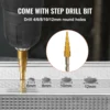 VEVOR Double Head Sheet Metal Nibbler Cutter 360 Degree Metal Nibbler Drill Attachment with Extra Punch and Die Cutting Hole 5