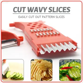 5-in-1 Peeler Grater Multi-Function Kitchen Chopper Potato Wire Cutting Grater Cucumber Slicer Stainless Steel Potato Chip Slice 1