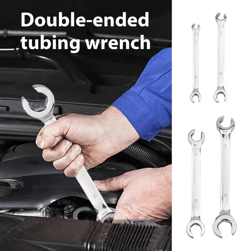 

Adjustable Double Ended Wrench Portable Rust Proof Open-End Wrenches For Plumbing Tools Multifunctional Universal Wrench