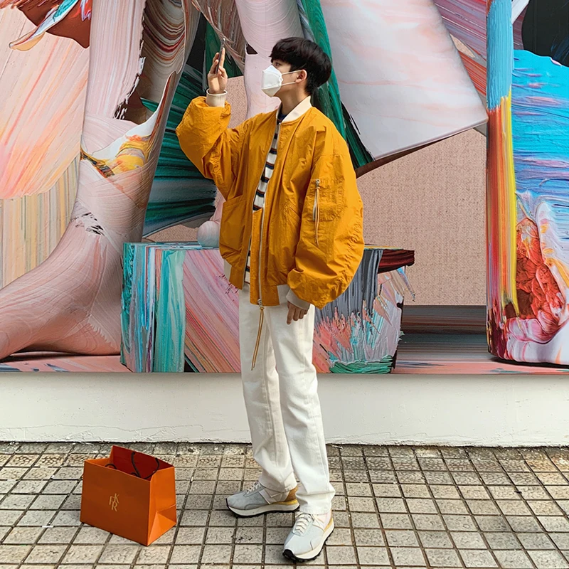 

MRCYC Autumn Loose Bomb Street Pilot Jacket