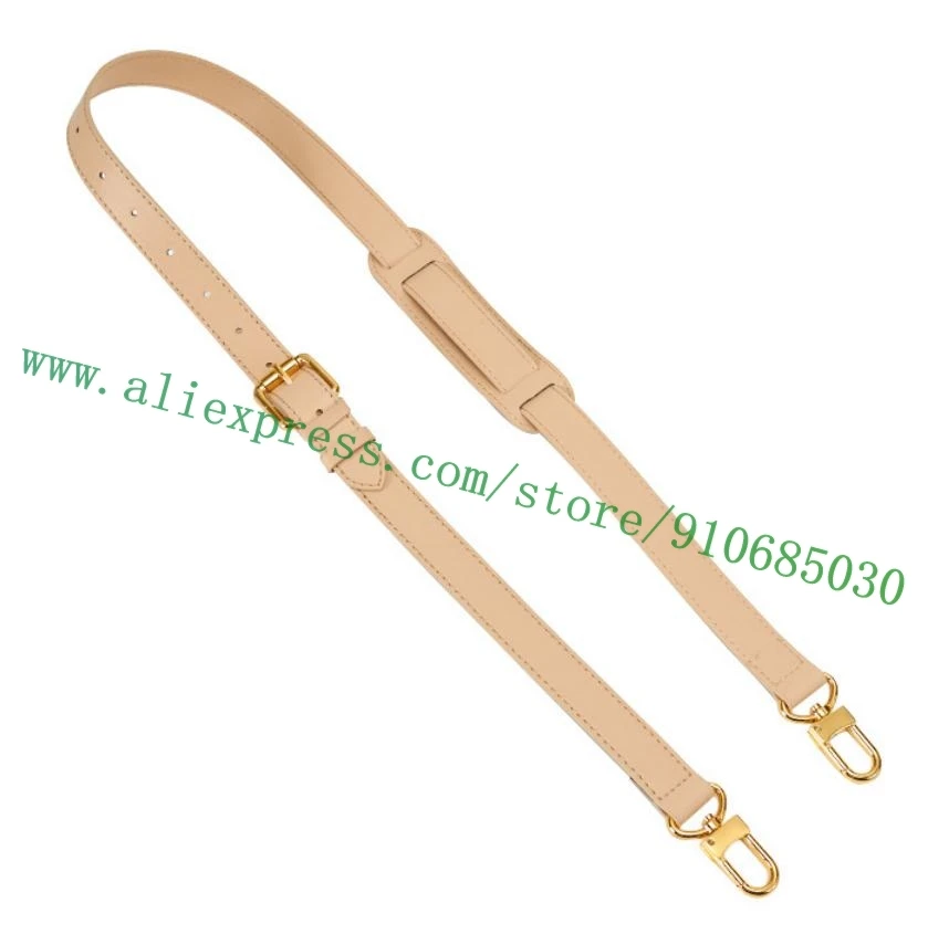 Genuine Vachetta Calf Leather Adjustable Bag Strap For Designer Women Handbag Shoulder Messenger Travel Duffle Patina