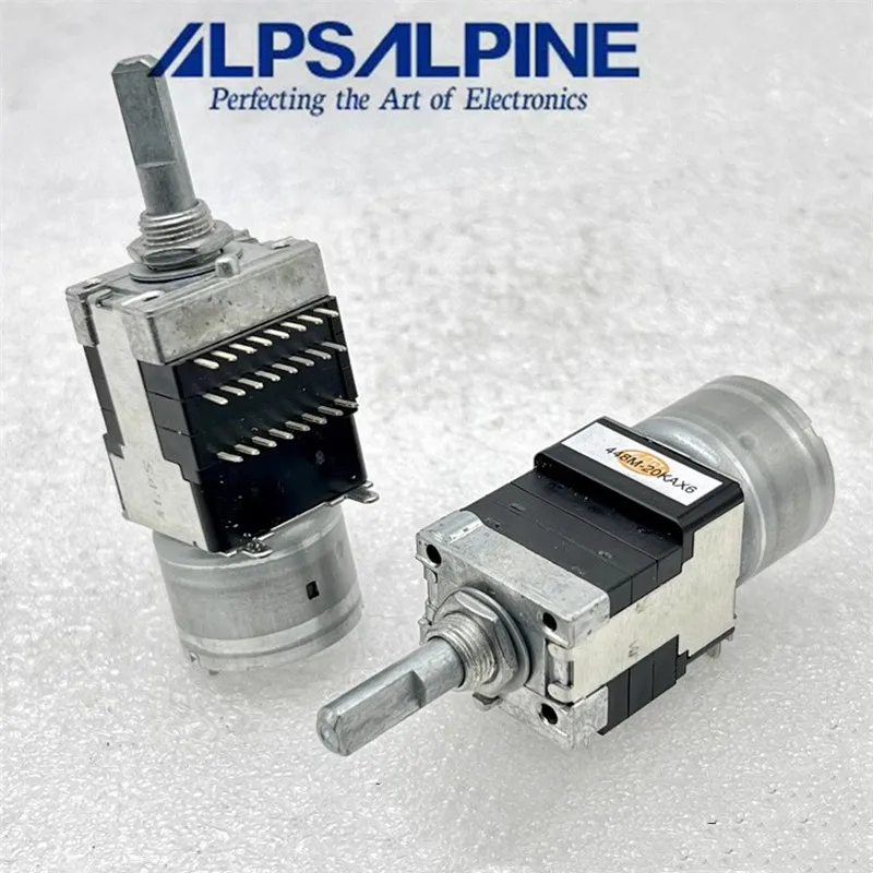 1pcs，Motor potentiometer，RK168，20KA&times;6，24Pin，Audio volume amplifier，The shaft length is 25mm