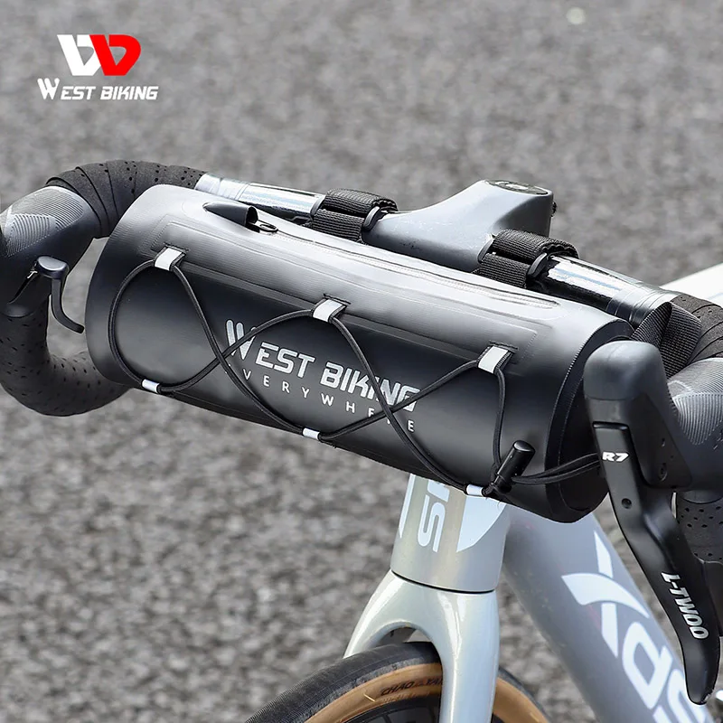 West Biking YP0707326 Bicycle Front Bag Mtb Road Bike - Biking Waterproof Bicycle Handlebar