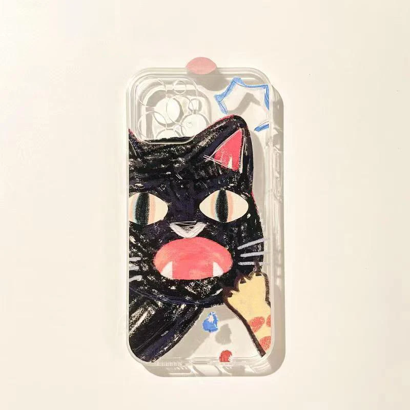 Ins Style Transparent Salted Fish Phone Case Cover