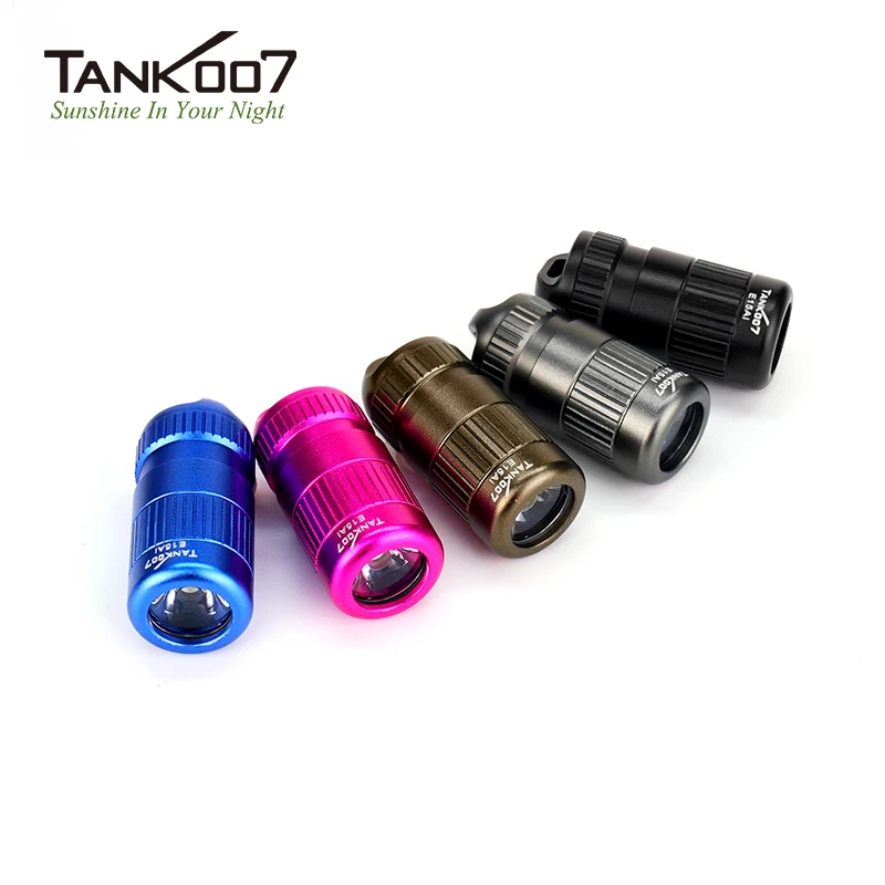 Mini Flashlight TANK007 E15 100LM LR44 Coin Cell Battery Pocket LED Light IPX7 Waterproof Portable Torch led flashlights mini led flashlight led torch light