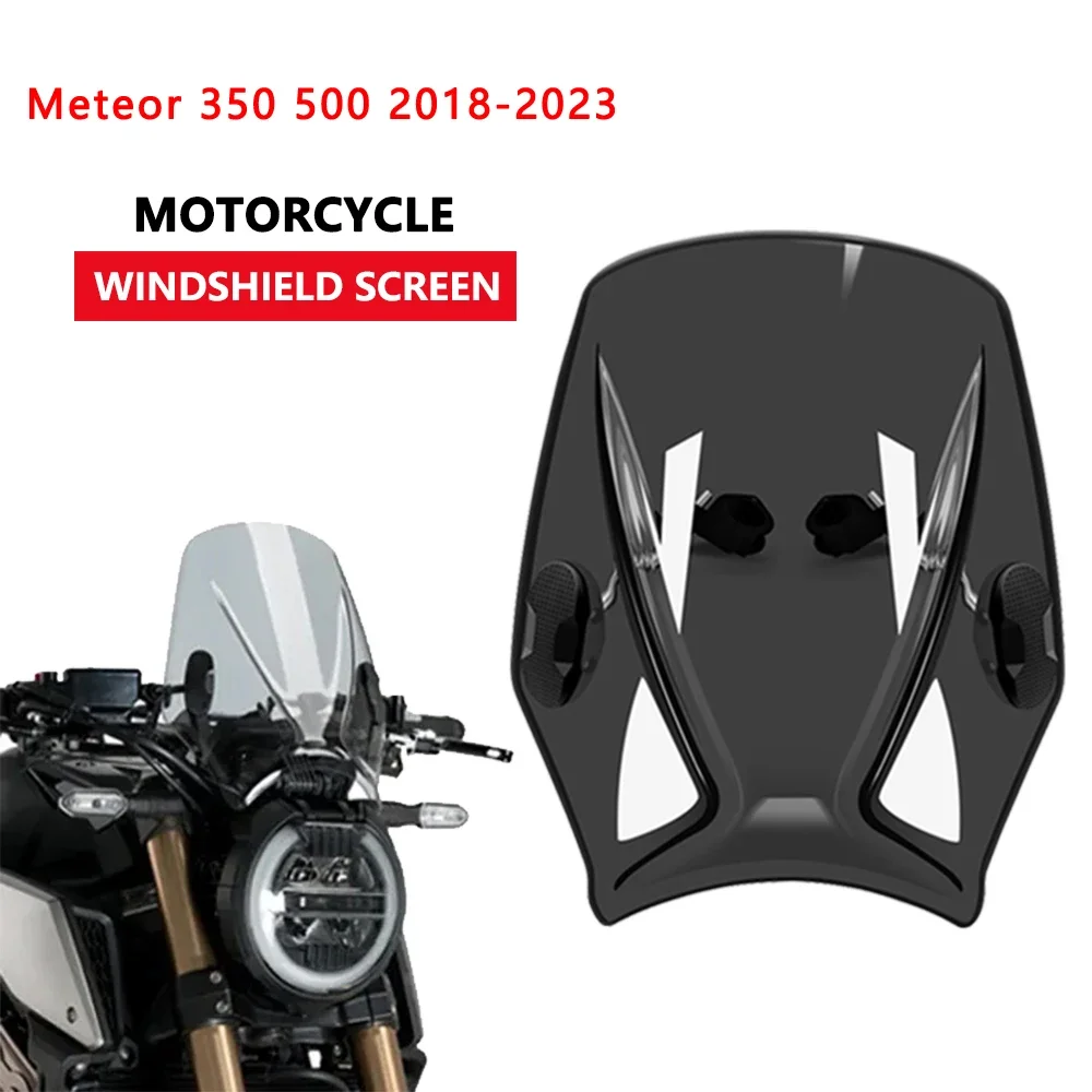 Voor Meteor 350 500 Wind Deflector Nieuwe Universele Motorfiets Windscherm Windschermhoezen Scherm Motorfietsen Deflector_voghion.com