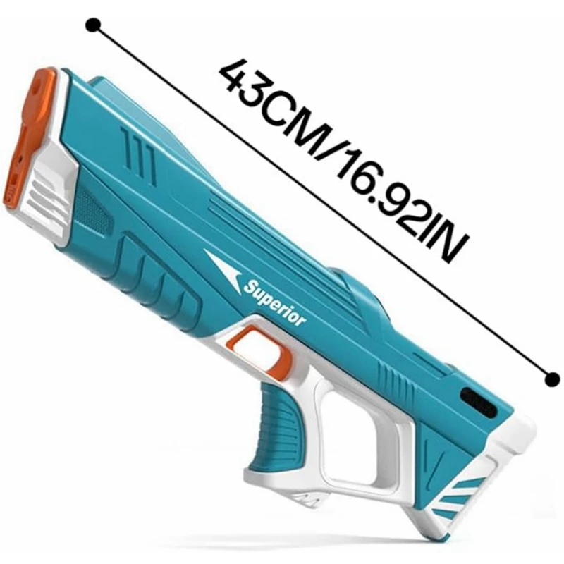 Full Automatic Electric Water Gun Toys 43cm Portable Children Adult Summer Beach Outdoor Fight Fantasy Toys for Boys Kids Game - Image 6