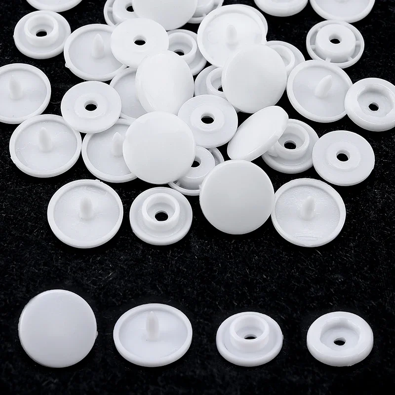 Bulk Plastic Snap Buttons for DIY Clothing and Accessories